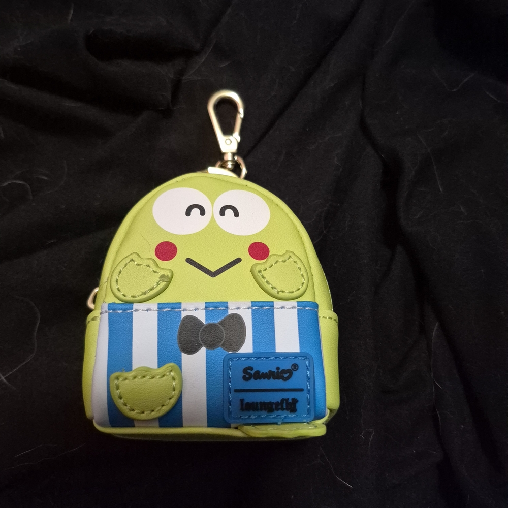 Sanrio Green and Blue Frog Coin Bag